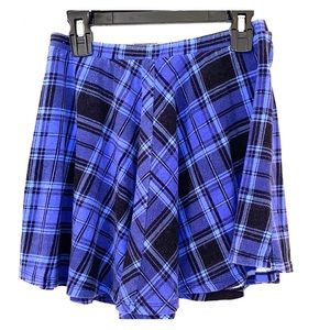 Blue plaid skirt💙